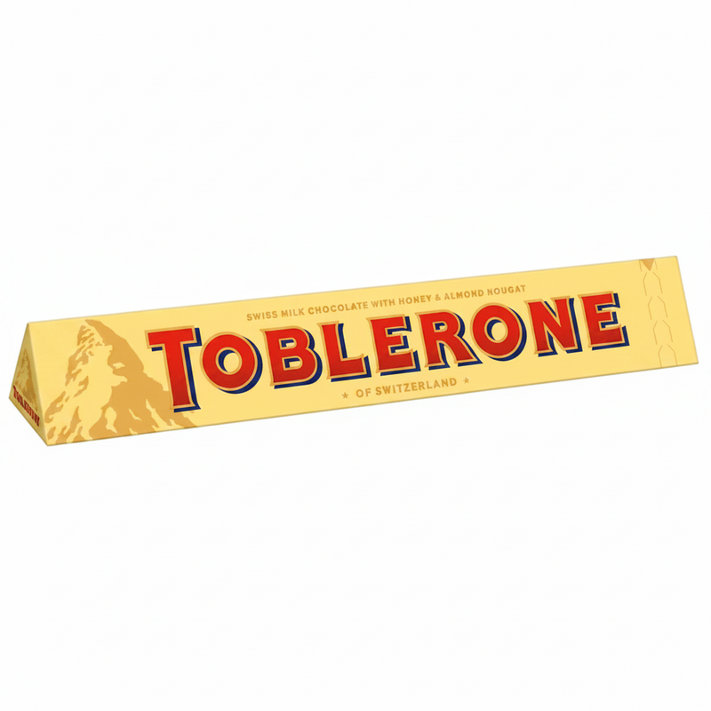 Toblerone Milk Chocolate with Honey and Almond Nougat 100g