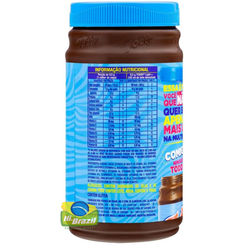 Toddy Achocolatado Light 380g