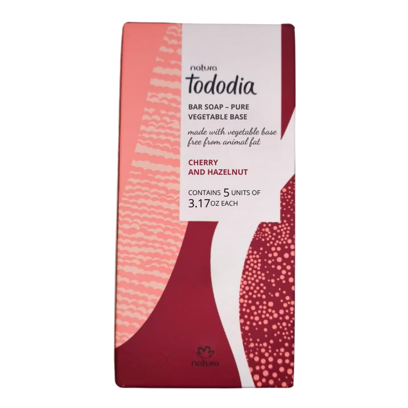 Natura Tododia Cherry and Hazelnut Soaps 5 units 