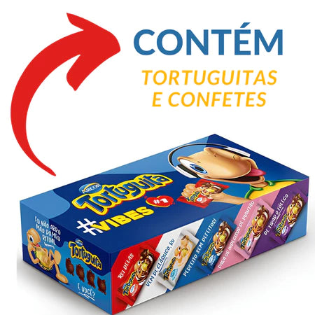 Arcor Tortuguita Caixa Sortida 134g