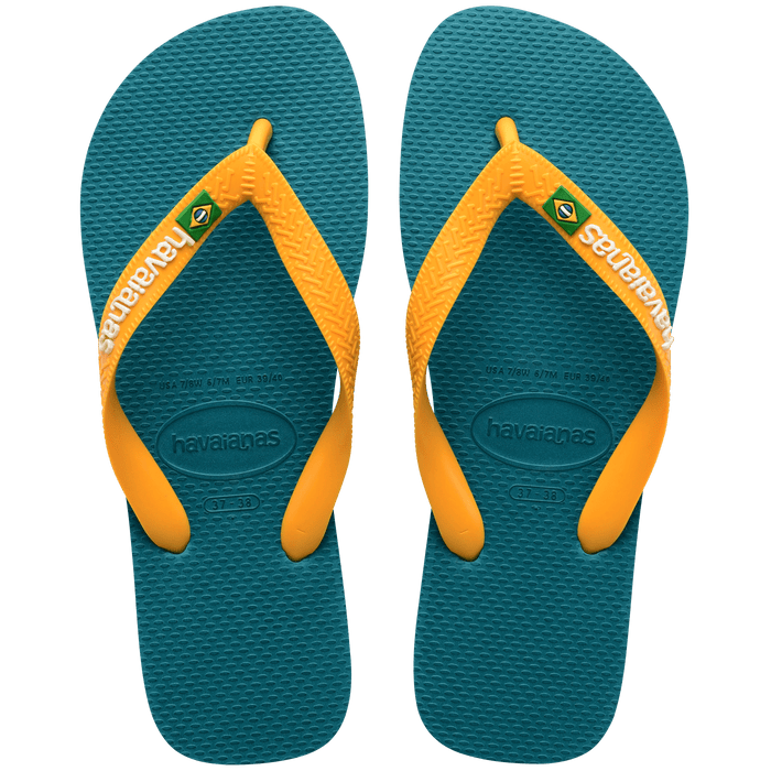 Havaianas Brazil Logo Vibe green Kids -  Flip Flops