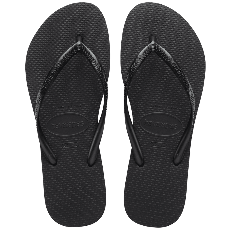 Havaianas Chinelo Kids Slim Preta