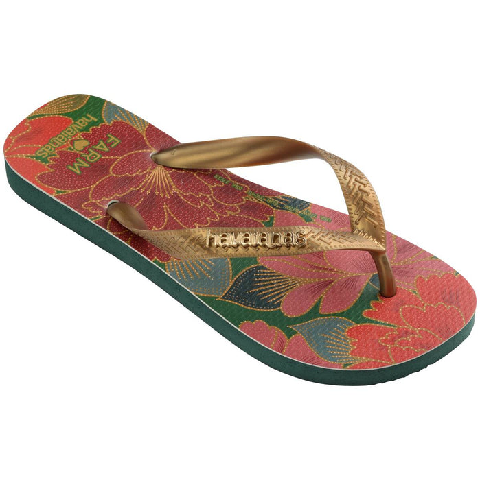 Havaianas Brazil Farm Red Florals