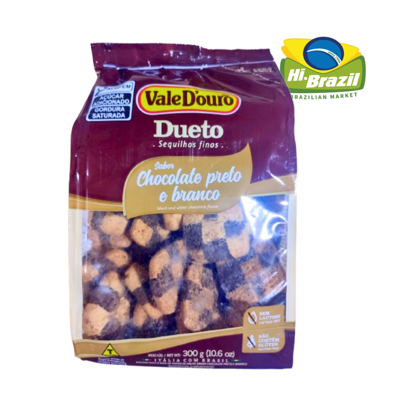 Vale D'Ouro Dueto Black and White Chocolate Flavor 300g