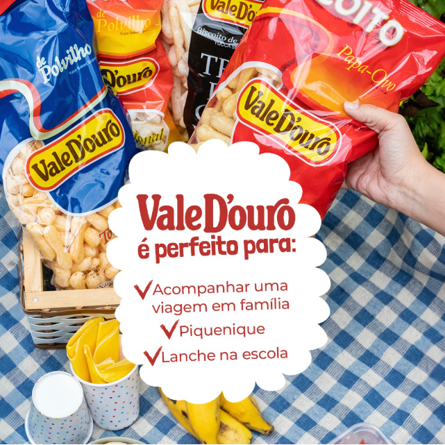 Vale D'Ouro Biscoito de Polvilho Torradinhos de Queijo 200g - Hi Brazil Market