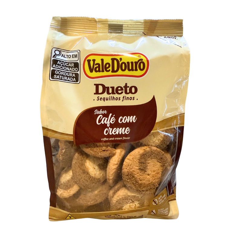 Vale D Ouro Dueto sabor Cafe com Creme Sequilhos Finos 300g