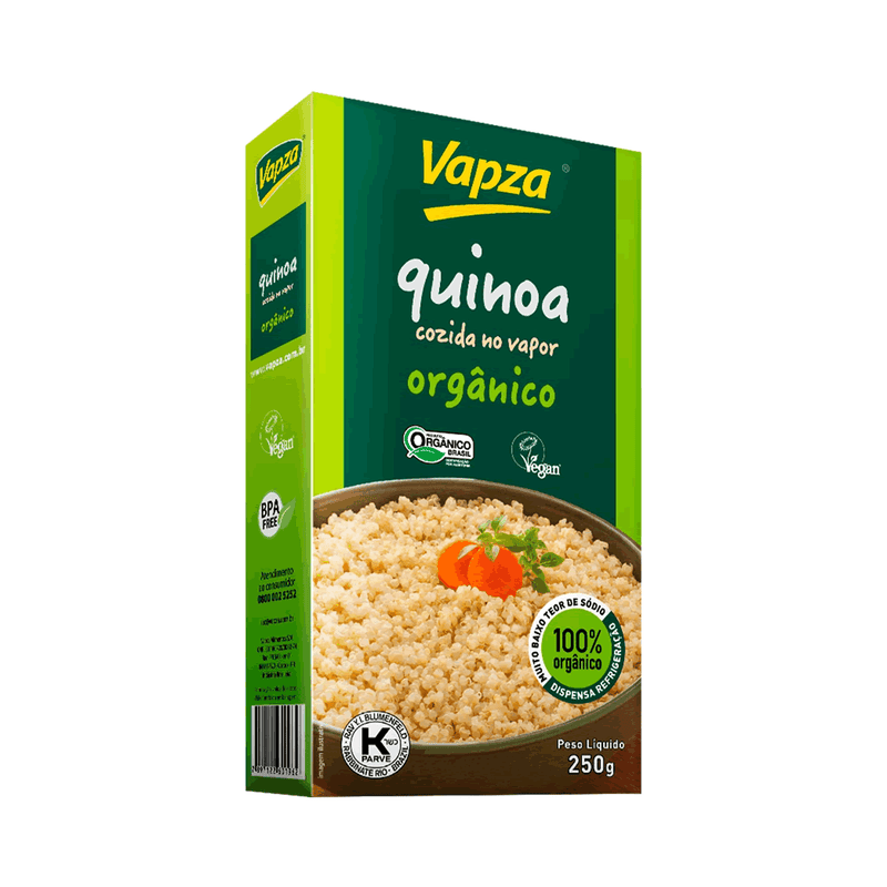 Vapza Organic White Quinoa in Steam 250g