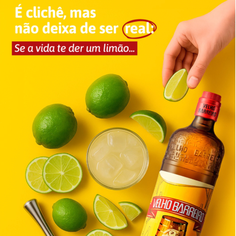 Velho Barreiro Cachaca 1L