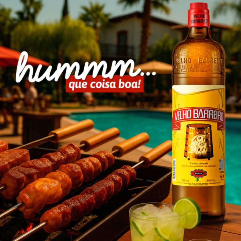 Velho Barreiro Cachaca 1L