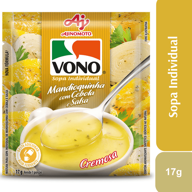 Ajinomoto Vono Mandioquinha com Cebola e Salsa 17g