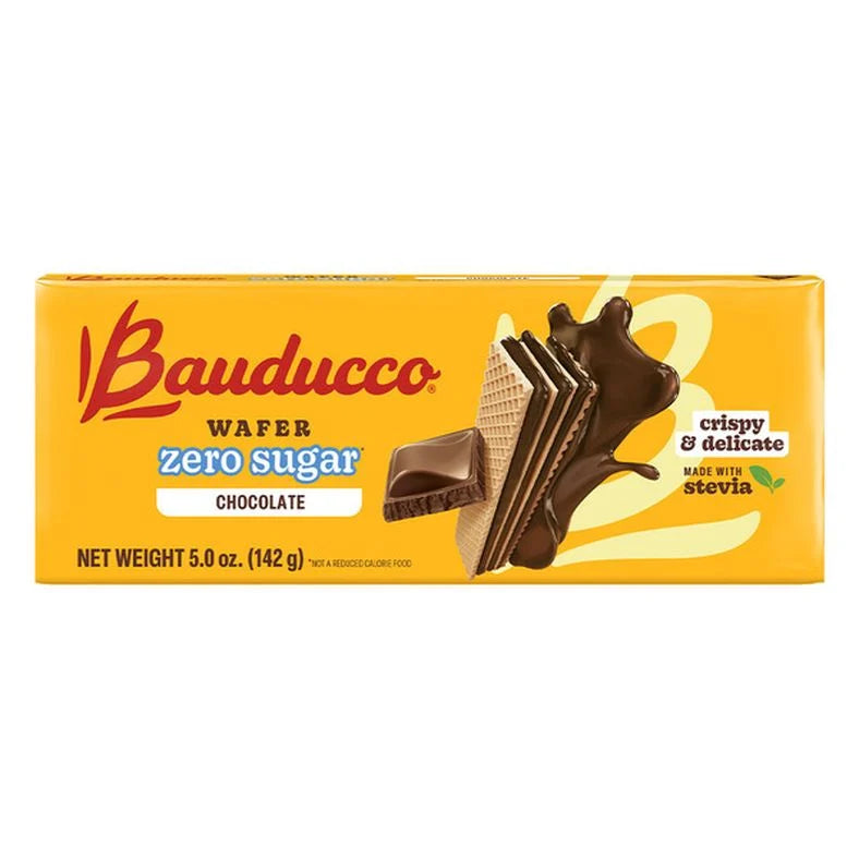 Bauducco Wafer Chocolate Sem Acucar 120g