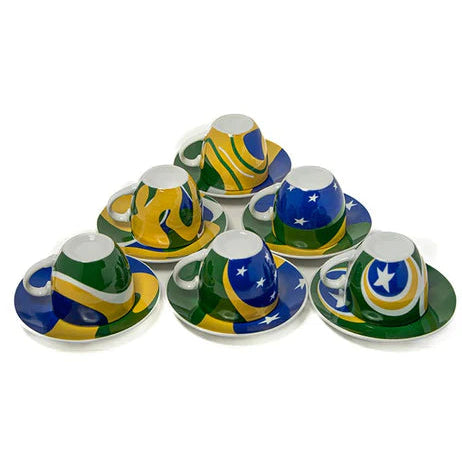 Brazil 12-piece Espresso Cup Set