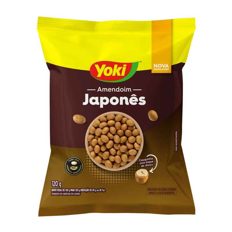 Yoki Amendoim Salgado tipo Japones 120g
