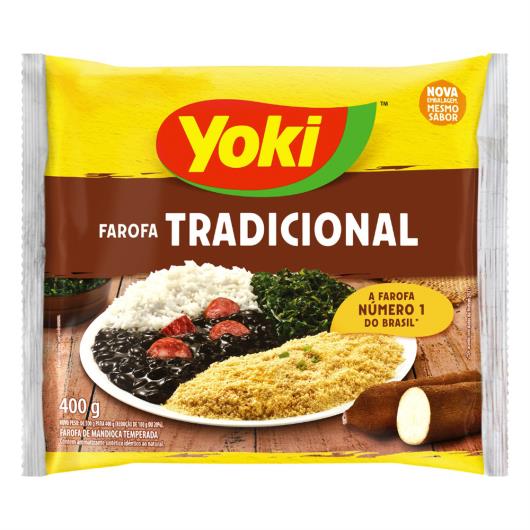 Yoki Farofa Pronta Temperada 400g