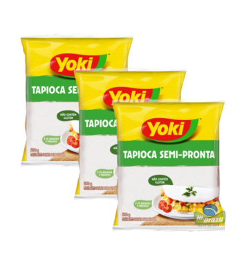 Yoki Tapioca Semi-Pronta 500g - 3 unidades por $9.90