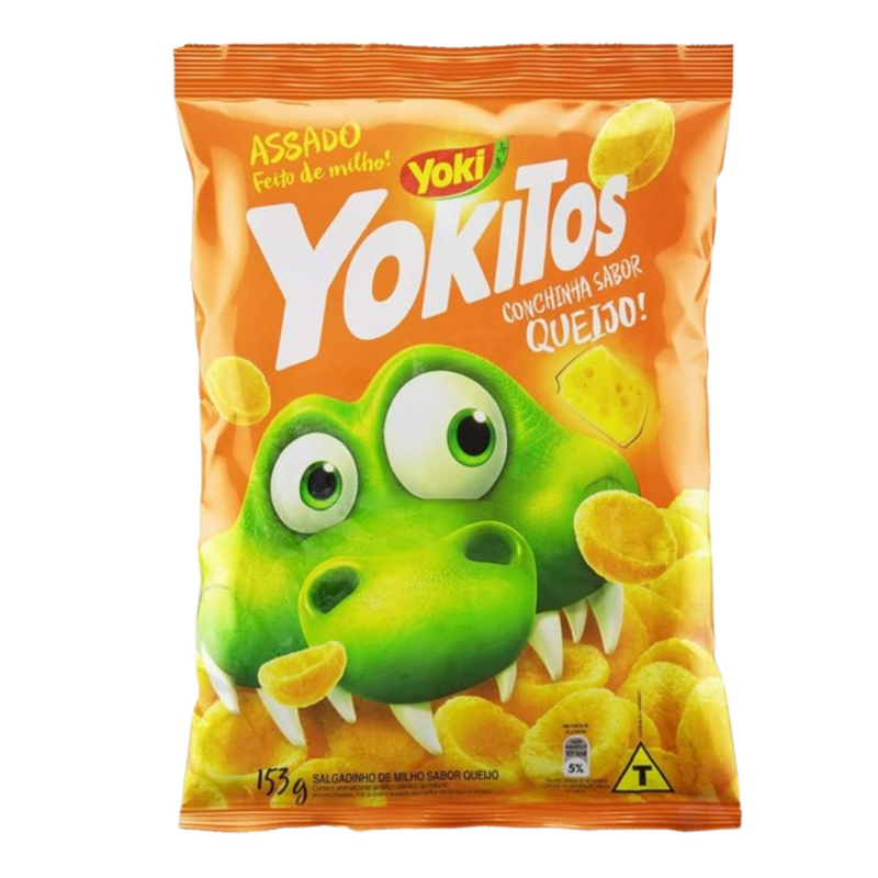 Yoki Yokitos Salgadinho Conchinha sabor Queijo 153g