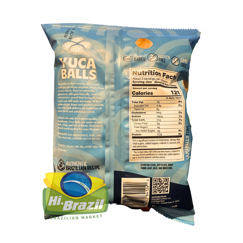 Yuca Balls Doce 80g - Hi Brazil Market