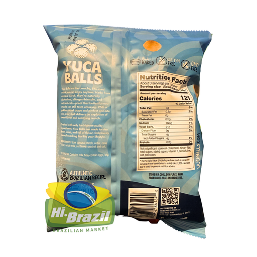 Yuca Balls Doce 80g - Hi Brazil Market