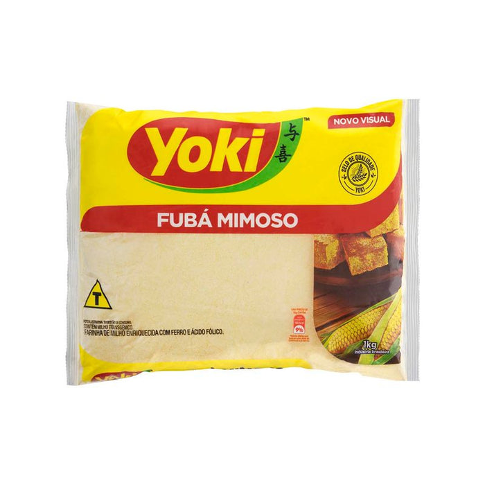 Yoki Farinha de Milho Fuba Mimoso Fino - Fine Corn Flour - Hi Brazil Market
