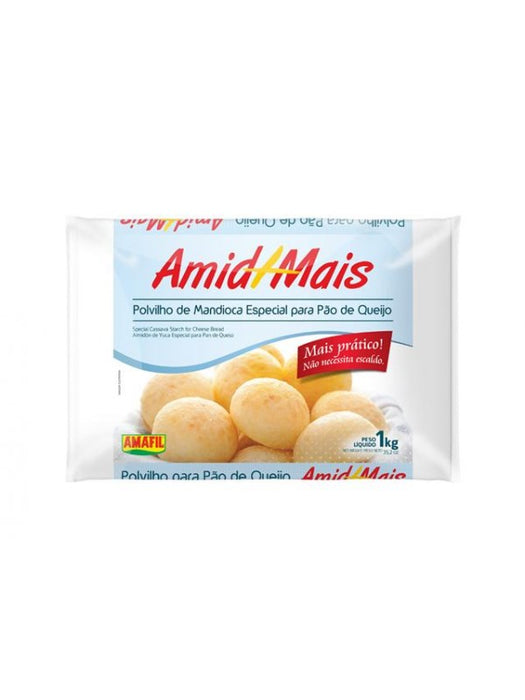 Amidmais - Mistura Especial para Pao de Queijo 1kg - Prepared Mixture for Cheese Bread 35.2oz - Hi Brazil Market