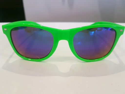 Green Sunglasses Mirrored blue lenses - Oculos de Sol lente espelhada - Hi Brazil Market