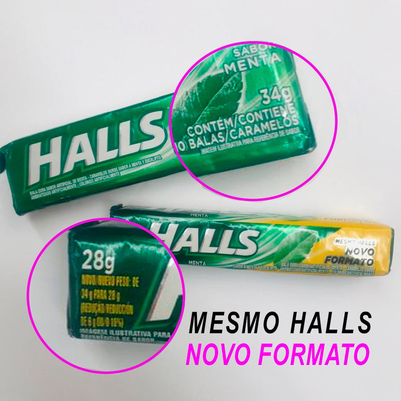 Halls Candy - Balas 34g - Hi Brazil Market