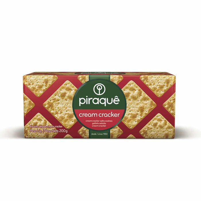 Piraque Biscoito Cream Cracker 200g - Hi Brazil Market