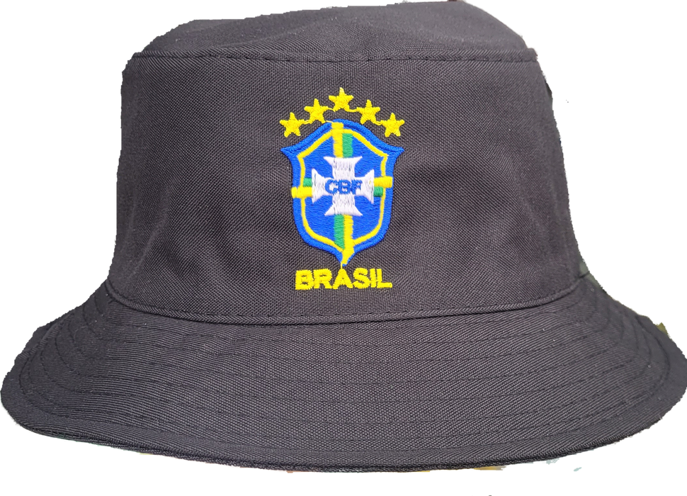 Brasil Chapeu Bucket CBF - Brazil Cap - Hi Brazil Market