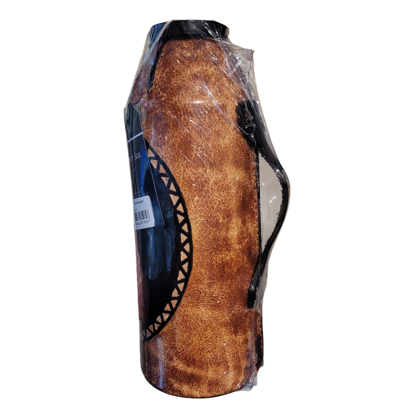 Bortonaggio Garrafa Termica Forrada em Couro