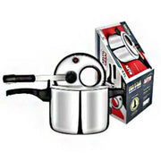 MTA Panela de Pressao Aluminio Polida 6.0 L - Pressure Cooker Polished Aluminum 6.0 L - Hi Brazil Market