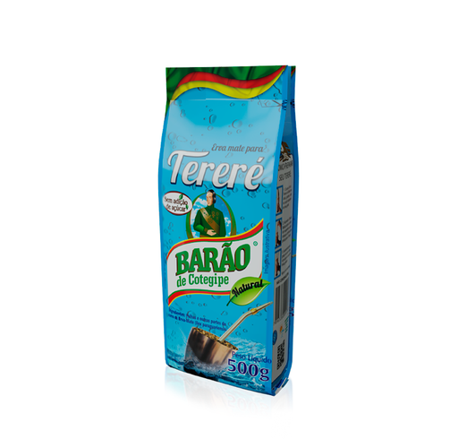Barao Yerba Mate Terere 500g - Erva Mate para Terere Natural 500g - Hi Brazil Market