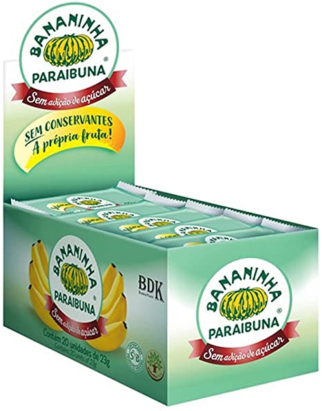 Paraibuna Bananinha Zero Açucar - Creamy Banana Cand - Hi Brazil Market