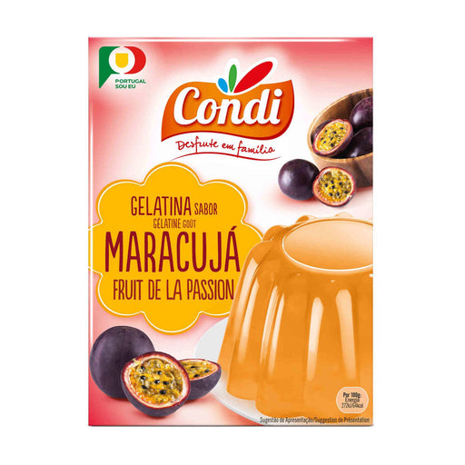 Condi Gelatina Sabor Maracuja 100g - Passion Fruit Jelly 6.0 oz - Hi Brazil Market