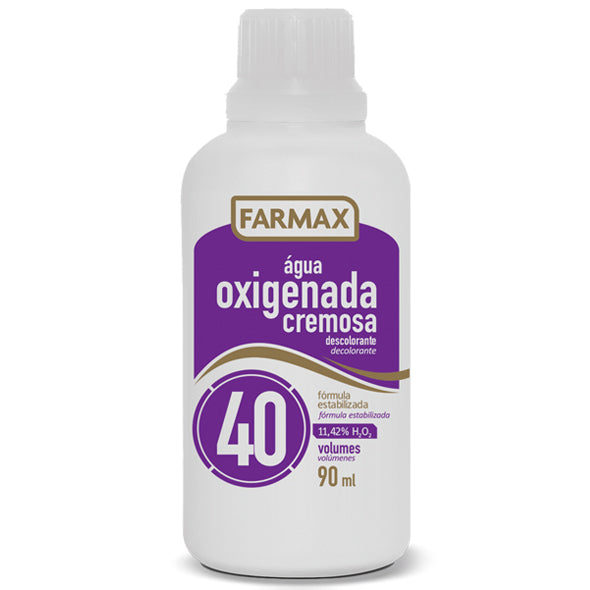 Farmax Oxygenated Water 90ml - Farmax Agua oxigenada Cremosa 90ml - Hi Brazil Market
