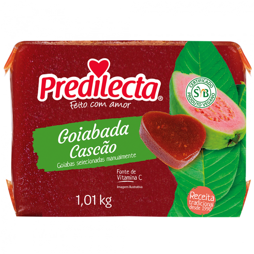 Predilecta Goiabada Cascao 1Kg - Guava Paste 35.63oz - Hi Brazil Market
