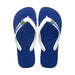 Havaianas Kids Brazil Logo Flip Flops Marine Blue/White - Hi Brazil Market