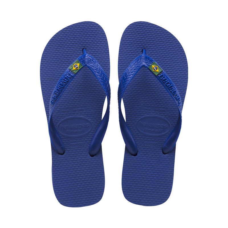 Havaianas Brazil Logo Flip Flops Marine Blue - Hi Brazil Market
