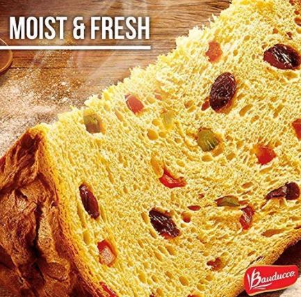 Bauducco Mini Panetone Original Frutas Secas 100g - Panettone Special Classic Cake with Candied Fruits and Raisins 3.5oz - Hi Brazil Market