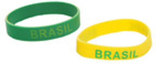 Brasil Pulseira de Silicone Grossa - Brazil Silicone Bracelet - Hi Brazil Market