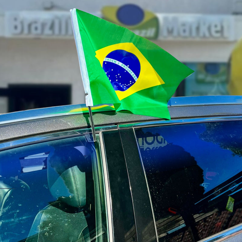 Brazil Car Flag - Bandeira Brasileira para carro - Hi Brazil Market