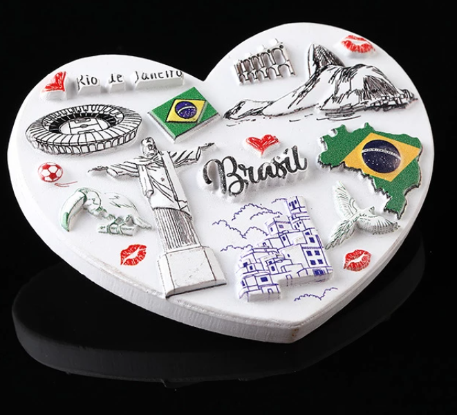 Brasil Ima de Geladeira - Fridge Magnet - Hi Brazil Market