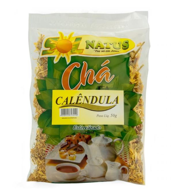 SolNatus Cha Calendula 50g - Hi Brazil Market