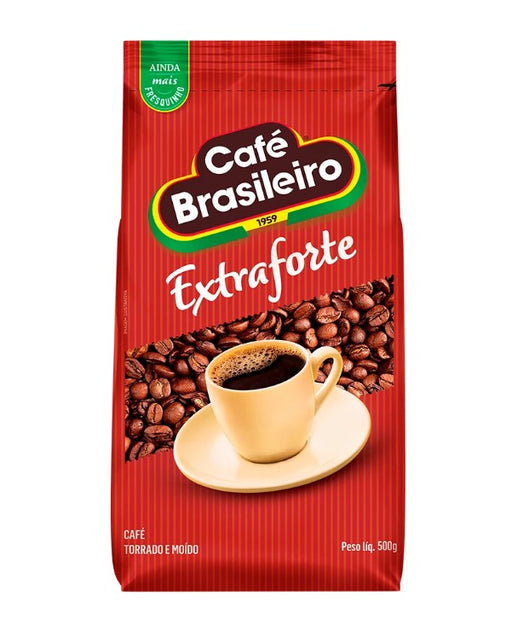 Cafe Brasileiro Extraforte 500g - Extra Strong Coffee - Hi Brazil Market