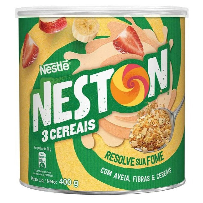 Nestle Neston 3 Cereais 400g - Cereal Flakes 14.10 oz