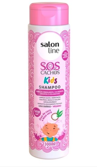 Salon Line S.O.S Cachos Kids- Oleo de Coco e Aloe e Vera - Hi Brazil Market