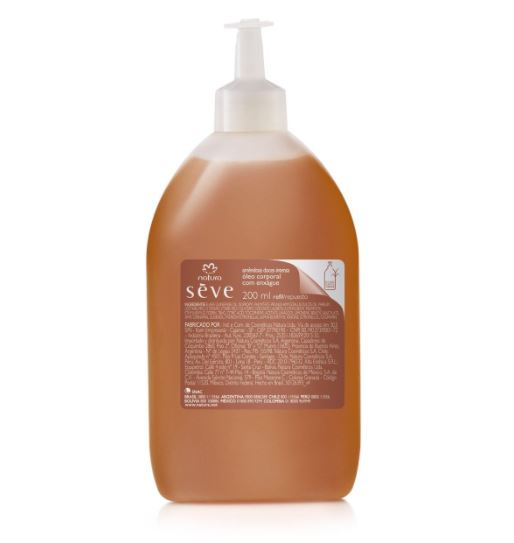 Natura Oleo Seve Amendoas Doces 200ml REFIL - Seve Body Oil - Hi Brazil Market