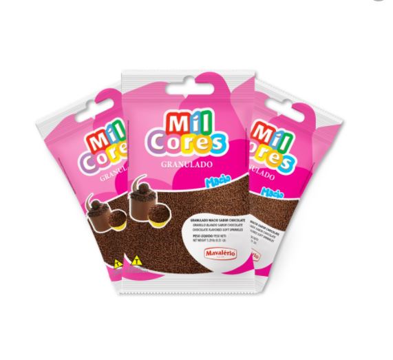 Mavalerio Mil Cores Chocolate Granulado Macio - Chocolate Flakes - Hi Brazil Market