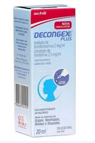 Decongex Plus Gotas 20ml - Hi Brazil Market
