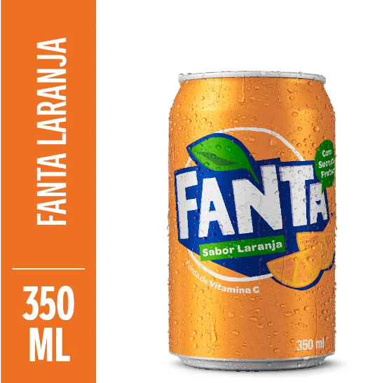 Fanta Laranja lata 350ml - Hi Brazil Market