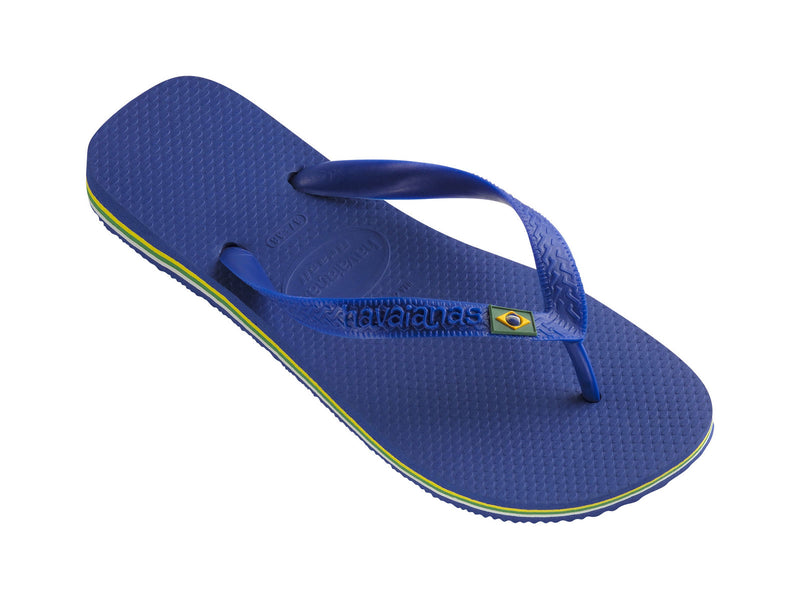 Havaianas Brazil Logo Flip Flops Marine Blue - Hi Brazil Market